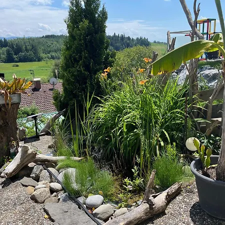 Panorama-Haus Appartment Pfaender - Bergblick, Badezimmer, Kitchenette, Eigene Sonnenterrasse